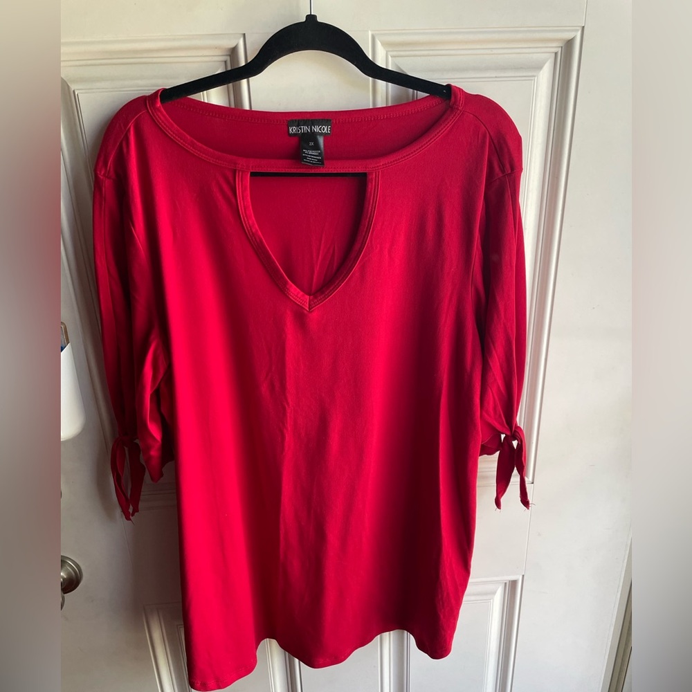 Kristin Nicole Red shirt 2X